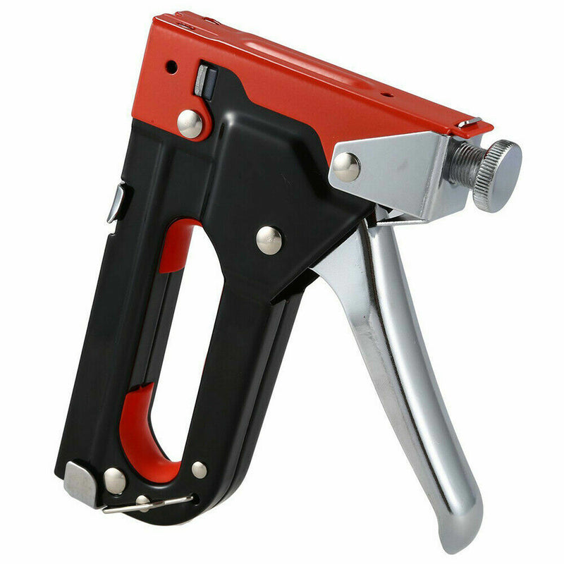 Heavy Duty Staple Gun 8/10/12mm Upholstery Stapler Tacker With 600 Staples Metal