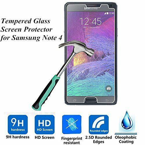 ACENIX [ 2 Pack ] Tempered Glass Screen Protector for Samsung Galaxy Note 4