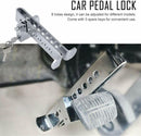 Car Stainless Brake Clutch Pedal Lock Steering Wheel Lock Security