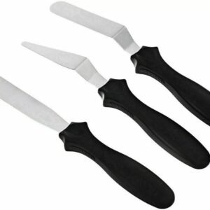 3 Pcs Stainless Steel Spatula Palette Knife Set