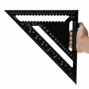 12 Inch Speed Square Aluminum Rafter Angle Measuring Tool