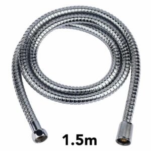 1.5M Stainless Steel Shower Hose Flexible Chrome Pipe