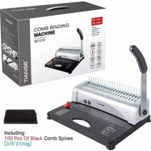 21-Hole Spiral Binding Machine 450 Sheet with Starter Kit