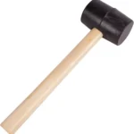 16oz Rubber Mallet with Wooden Shaft