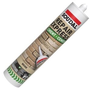 Soudal Repair Express Cement Grey  290ml Masonry & Concrete Crack Repair Filler
