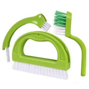 3 in 1 Tile Grout Cleaning Brush Set  Joint Mold Remover & Narrow Stiff Stain Cleaner