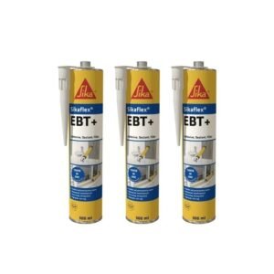 3 x Sika Sikaflex EBT+ Polyurethane Adhesive, Sealant & Gap Filler 300ml
