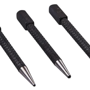 3pc Centre Punch Set Alloy Steel Square Head 100mm