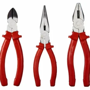 3 PCS Insulated Pliers Set Combination Long Nose & Wire Cutter