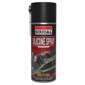 Soudal 400ml Silicone Lubricant Spray  Anti-Rust, Anti-Corrosion, Multi-Purpose Use