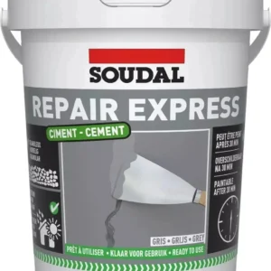 Soudal 900ml Grey Mortar Cement Ready Mix Filler  Brick Pointing, Masonry Crack & Gap Repair