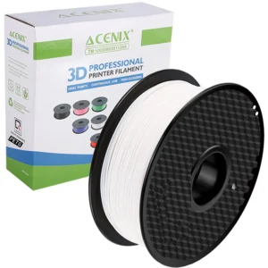 ACENIX White PETG 3D Printer Filament 1.75mm 1kg Spool for 3D Printing