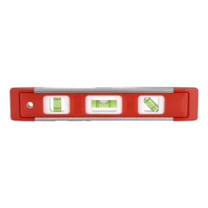 Spirit Level 9" Magnetic Torpedo 3 Vial Bubble Level Tool for DIY & Construction