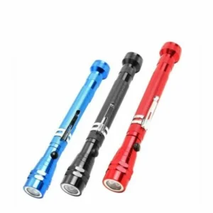 LED Telescopic Magnet Pick Up Tool Extendable Torch with 3 Bright LEDs